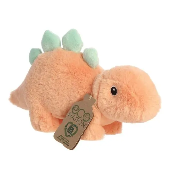 Peluche Dinossauro Stegosaurus 20.30cm - Eco Nation