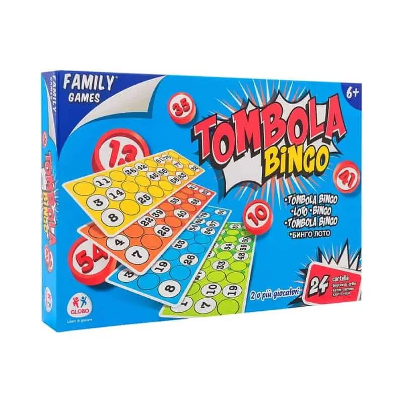Jogo de Tabuleiro Bingo 24 Cartas - Family Games