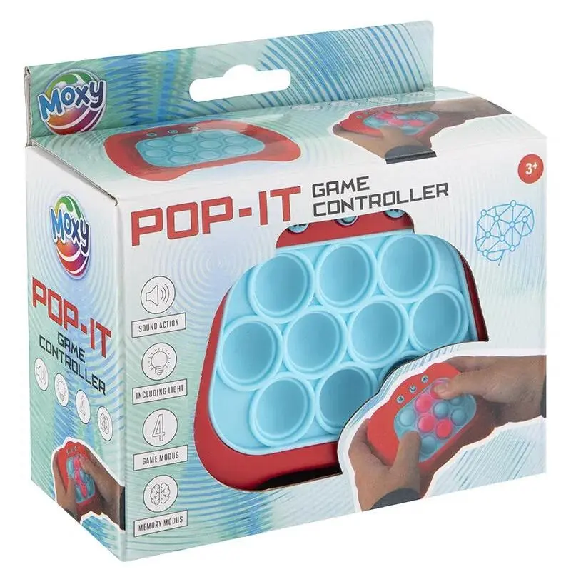 Jogo Consola Azul e Vermelha Speed Push Pop It - Moxy