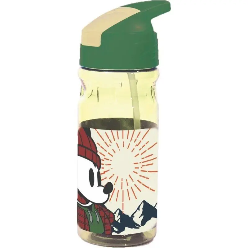 Cantil Flip 500ml Mickey Traveller em Verde - Mickey Mouse