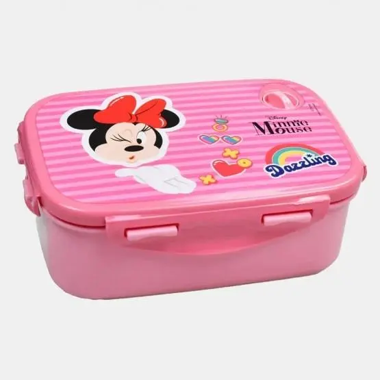 Caixa de Sandes Rosa C/ Linhas “Dazzling“ - Minnie Mouse