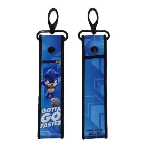 Porta Chaves Em Fita "Gotta Go Faster" - Sonic
