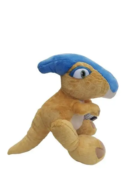 Peluche Dinossauro 30cm Amarelo C/ Azul - Jurassic World