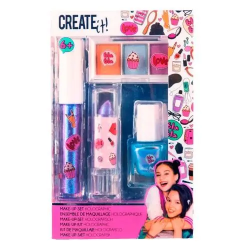 Maquilhagem Holográfica (4 peças) - Create It!