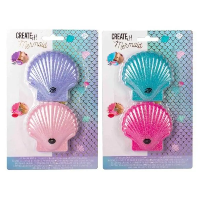 Conjunto Batom e Sombra em Conchas Cores Sortidas - Create It!