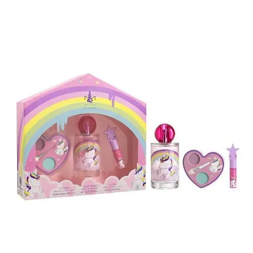 Conjunto Sombras, Perfume e Lip Gloss c/ Estrela "Eau my Unicorn"