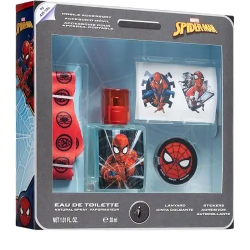 Conjunto Perfume 30ml com Fita e Autocolantes - Spiderman