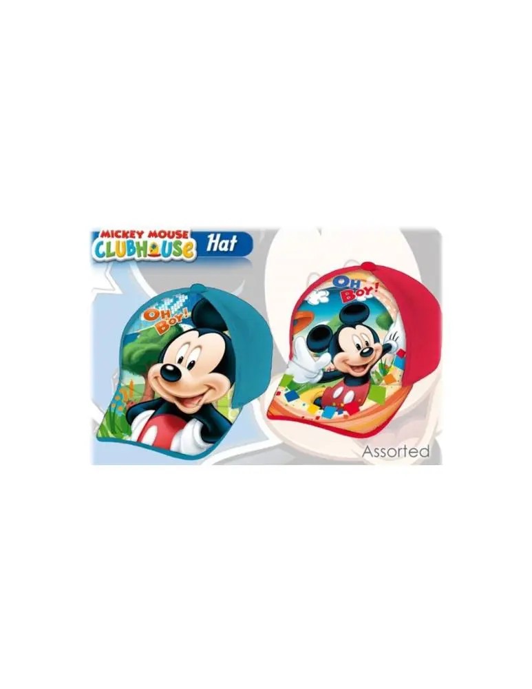 Chapeu de pala c/ impressão frontal, cores sortidas - Mickey