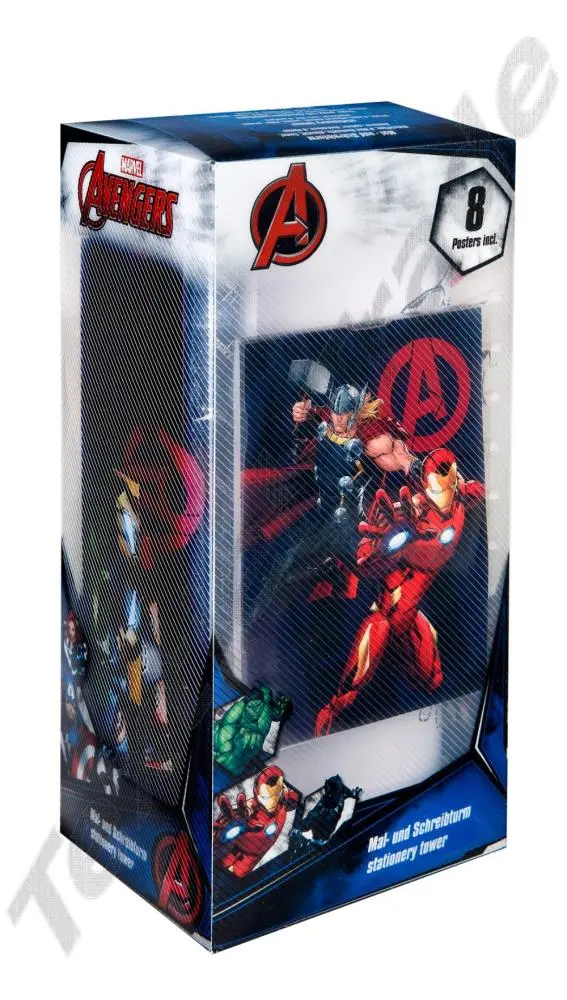 Conjunto de Colorir em Caixa - 25 pcs "Avengers Assemble"- Avengers
