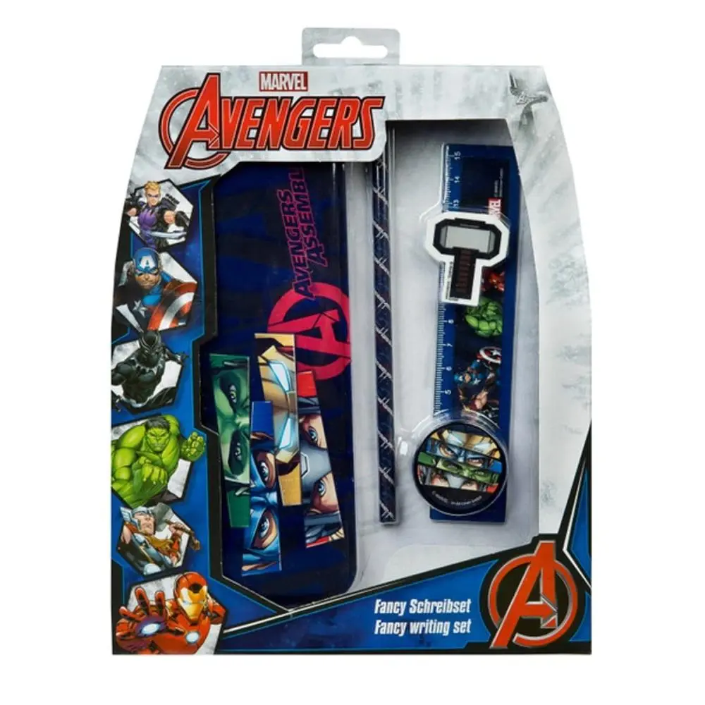 Conjunto de Escrita 5un c/ Estojo "Avengers Assemble"- Avengers