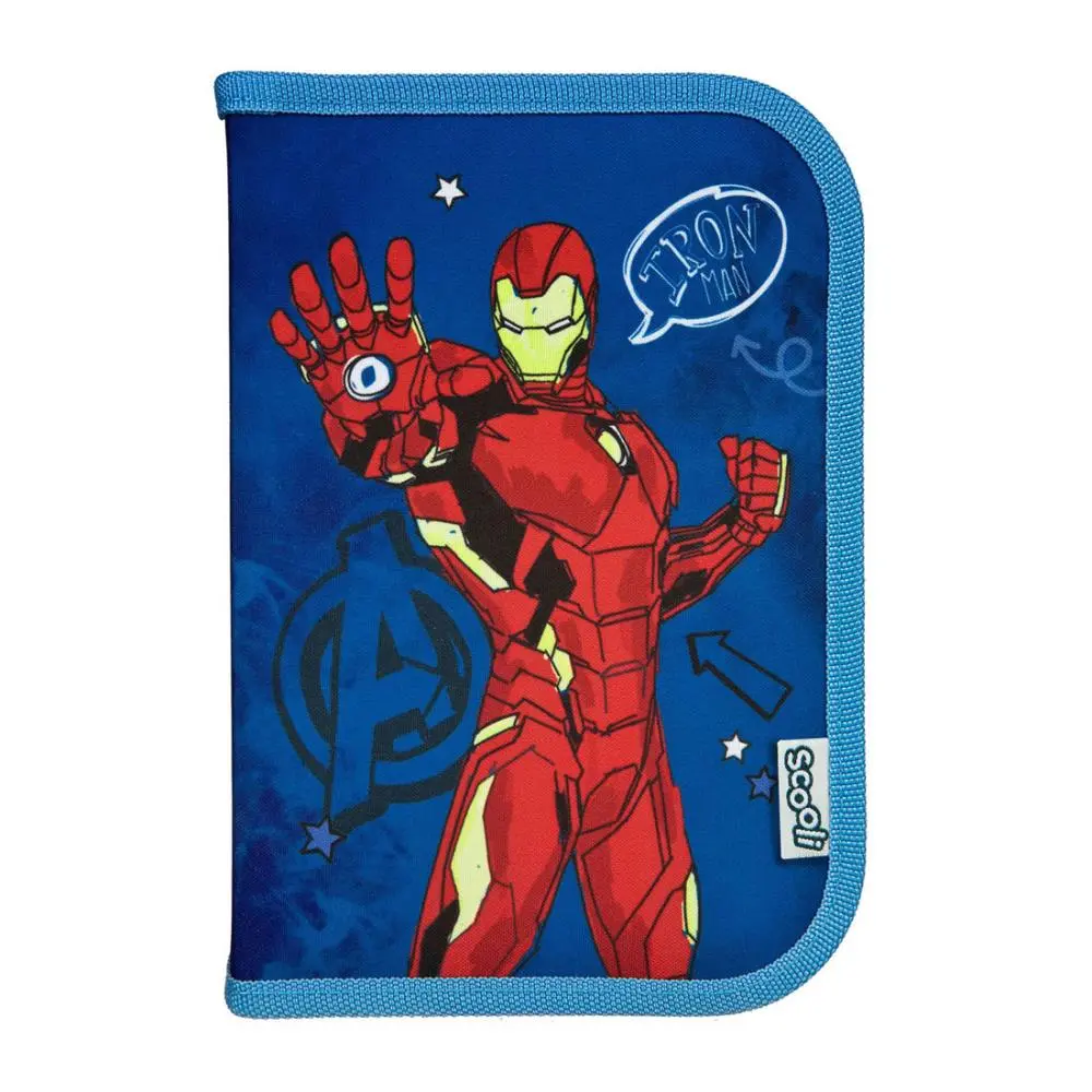 Estojo Completo Azul com Iron Man - Avengers