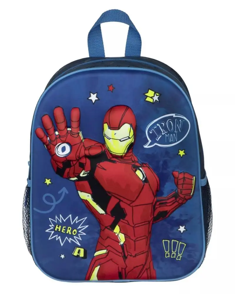 Mochila Azul Iron Man 3D - Avengers
