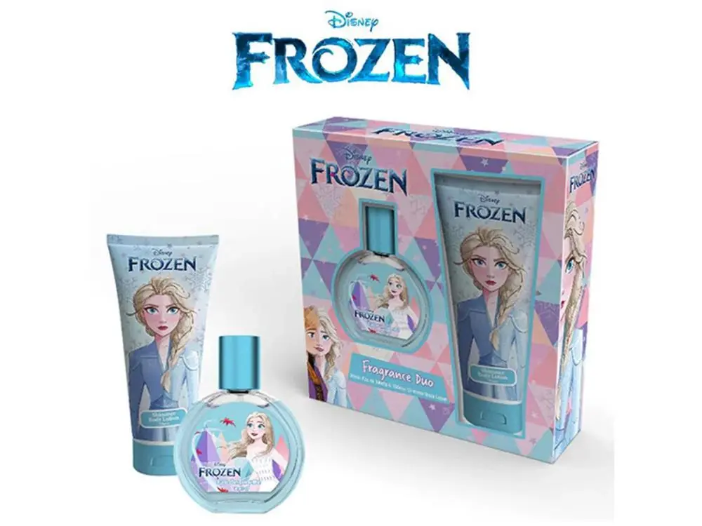 Conjunto Perfume 50ml e Creme Corporal 150ml "Elsa" - Frozen
