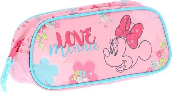 Estojo Rectangular Rosa "Love Minnie" - Minnie