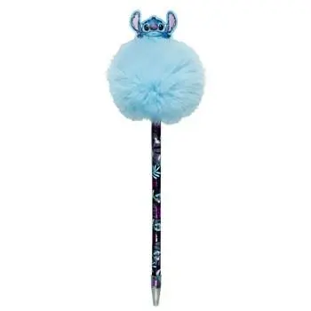Caneta de Gel Glitter com Pompom - Lilo & Stitch
