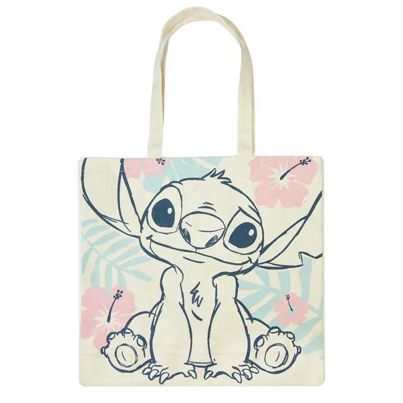 Saco de Shopping de Pano com Stitch Sentado - Lilo & Stitch