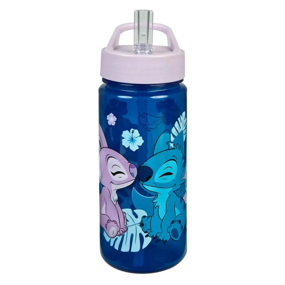 Cantil Aero Azul Stitch e Angel (500 ml) - Lilo & Stitch