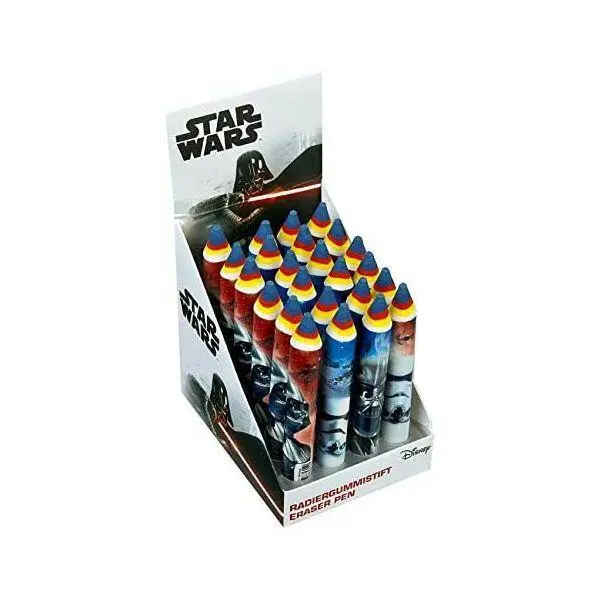 Borracha em Caneta 4 Desenhos - Star Wars