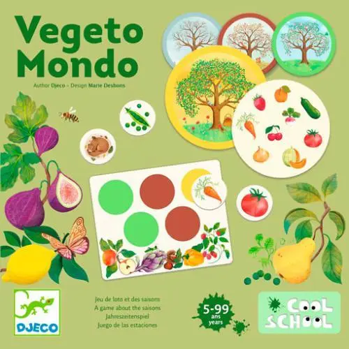 Jogo de Loto e Localização das Frutas - Vegeto Mondo - Djeco