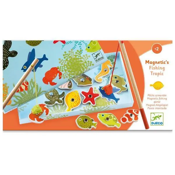Jogo Fishing Tropic Djeco Pesca Magnético