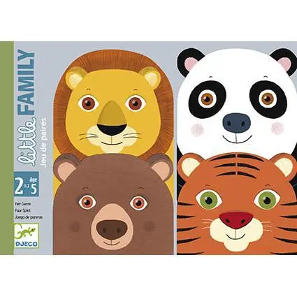 Djeco - Little Family - Jogo de Cartas p/ Fazer Pares
