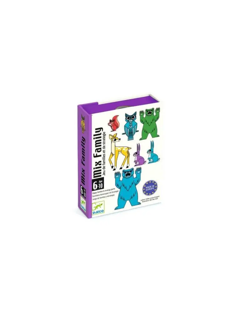 Jogo de Cartas de Estratégia - Mix Family - Djeco