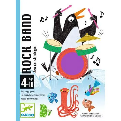 Djeco - Rock Band - Jogo de Cartas de Estratégia