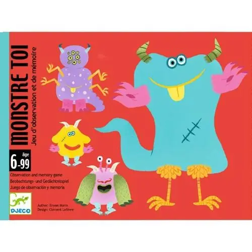 Jogo de Cartas de Memória Monstre Toi - Djeco