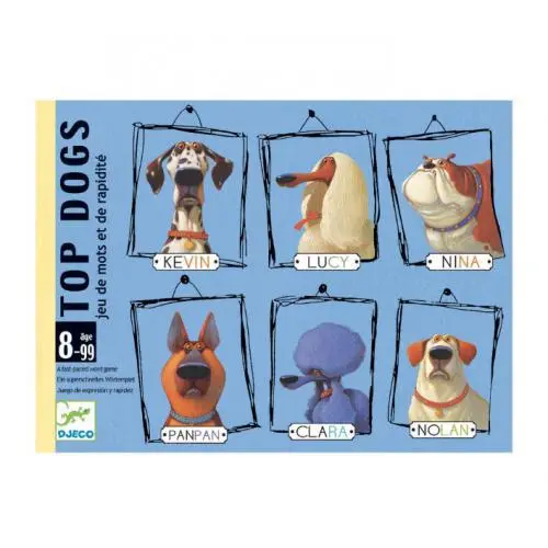Jogo de Cartas Djeco Top Dogs