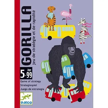 Jogo de Cartas Djeco de Tática e Rapidez-Gorilla