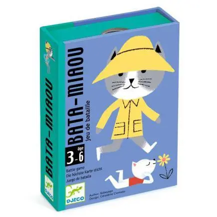Bata Miaou - Jogo de Cartas de Batalha - Djeco
