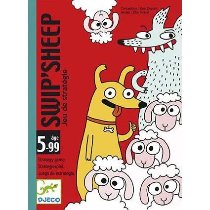 Jogo de Cartas de Estratégia - Swip Sheep - Djeco