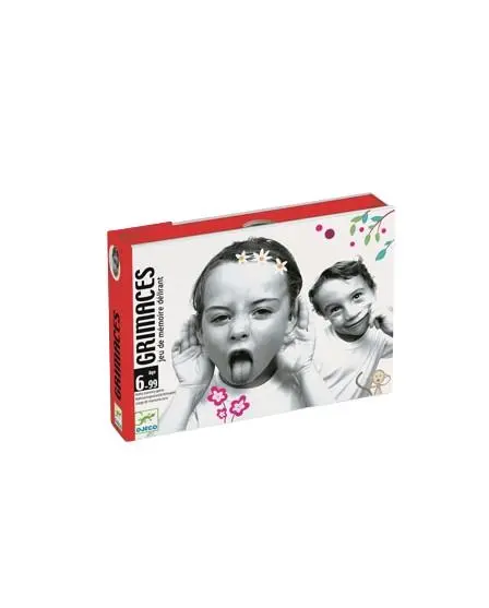 Jogo de Cartas de Memória Grimaces - Djeco