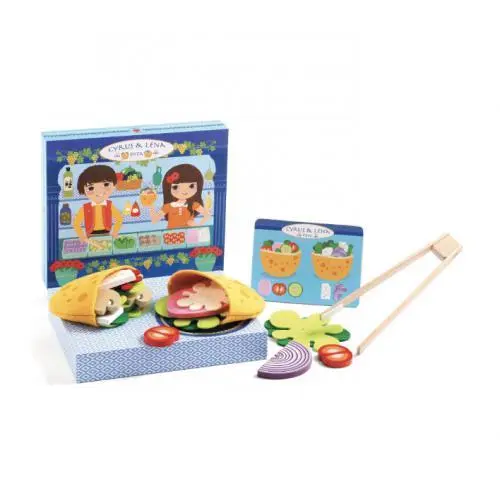 Jogo Restaurante de Sandes Pita - Cyrus & Lena - Djeco