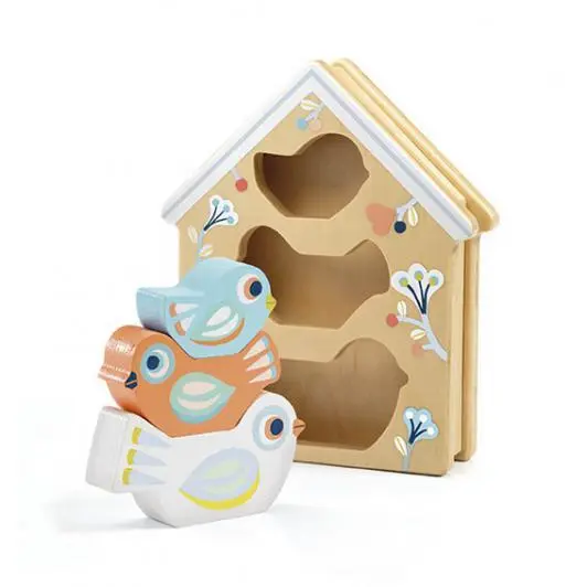 Puzzle Casa de Passarinhos - Baby Birdy - Djeco