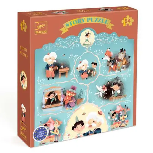 Puzzle Pinóquio (54 pcs) - Djeco