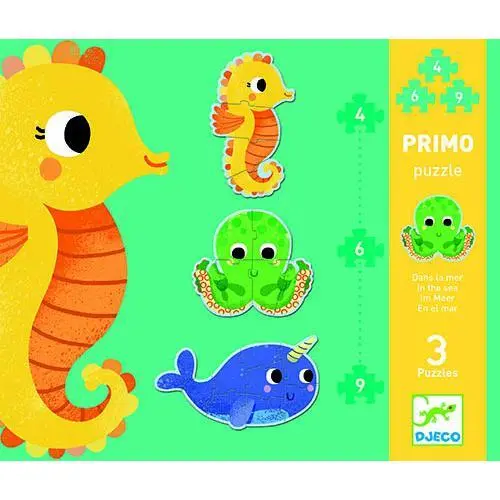 Djeco - Puzzles Primo No Mar