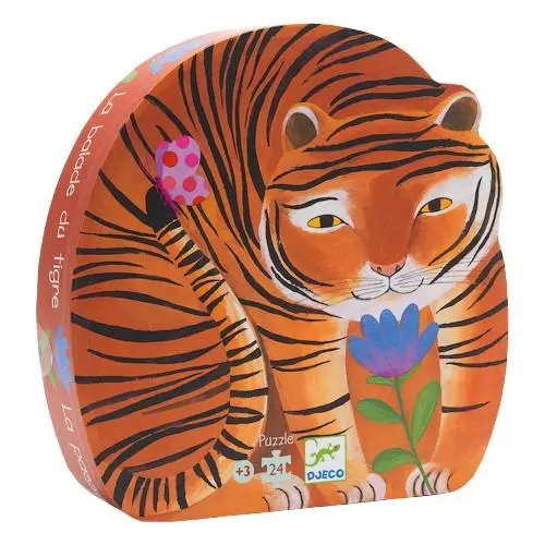 Puzzle A Caminhada do Tigre (24 pcs) - Djeco
