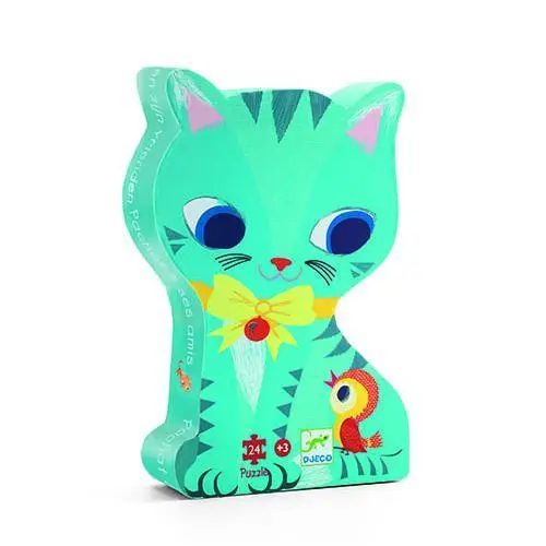 Puzzle Djeco Gato Pachat e Amigos 24 Peças