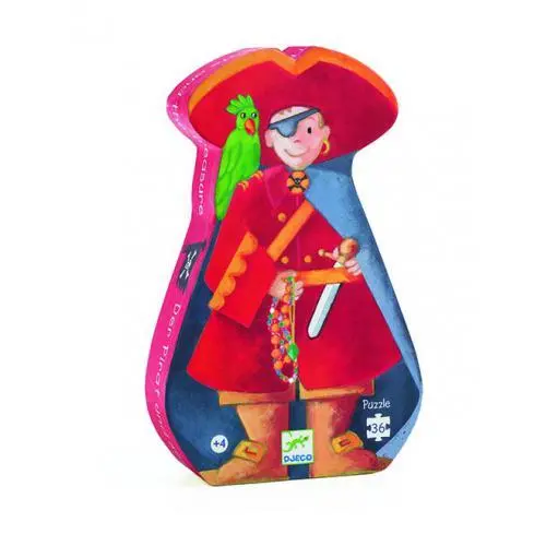Puzzle O Pirata e o seu Tesouro 36 Peças - Djeco