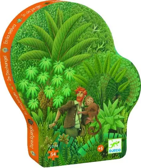 Puzzle Na Selva (54 pcs)  - Djeco