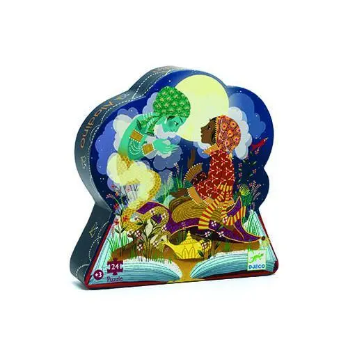 Djeco - Puzzle Silhueta 24 Peças Aladino