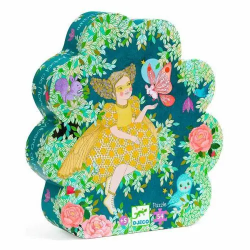 Djeco - Puzzle Silhueta 54 Peças Árvore da Flora