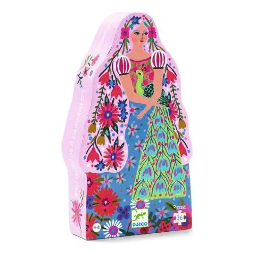 Puzzle A Princesa e o Pavão (36 pcs) - Djeco