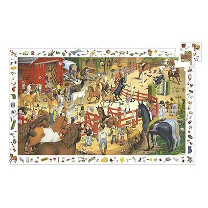 Djeco - Puzzle Equitação 200 Peças