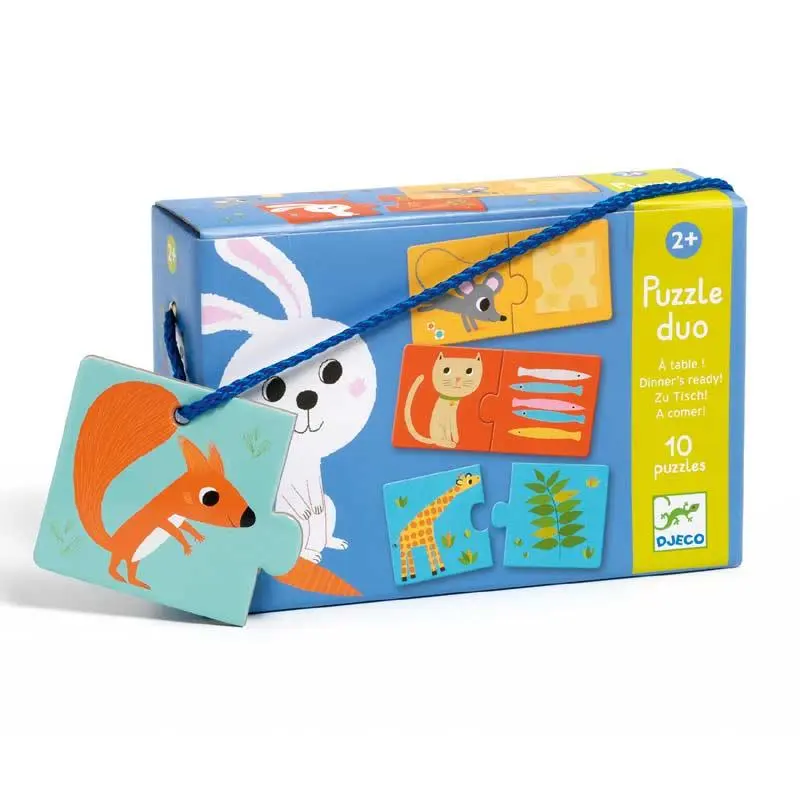 Puzzle 20 Peças Duo O Jantar Está Pronto - Djeco