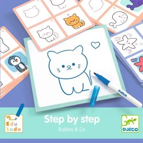 Desenha Passo a Passo Babies & Co - Djeco