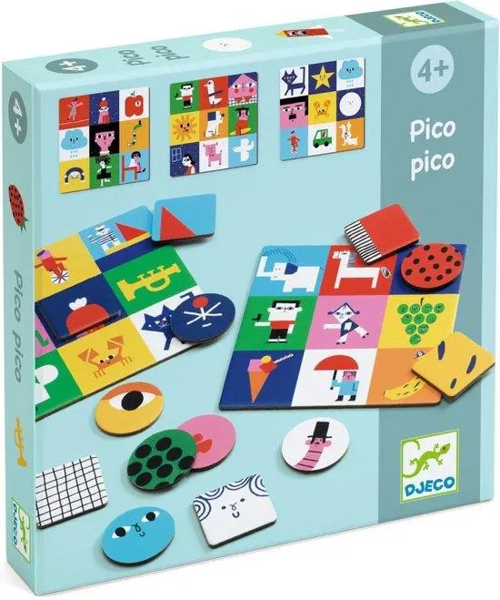 Jogo de Memória e Associação - Loto Pico Pico - Djeco