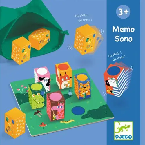 Djeco - Memo Sono - Jogo de Associação e Memória Auditiva
