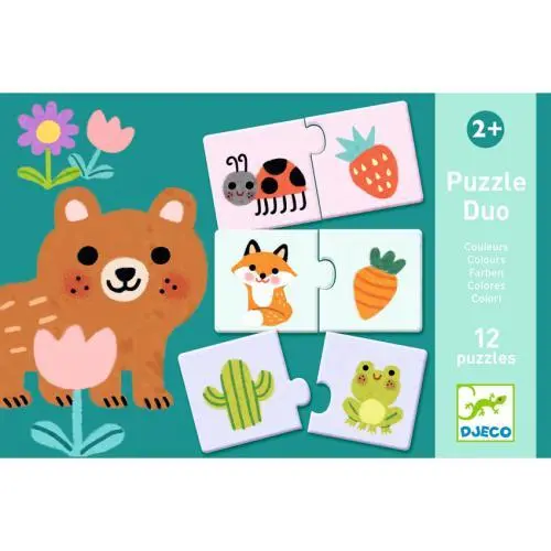 Puzzle Duo Cores - Djeco
